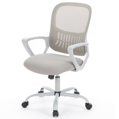 Riley white mesh seat office chair with and online back